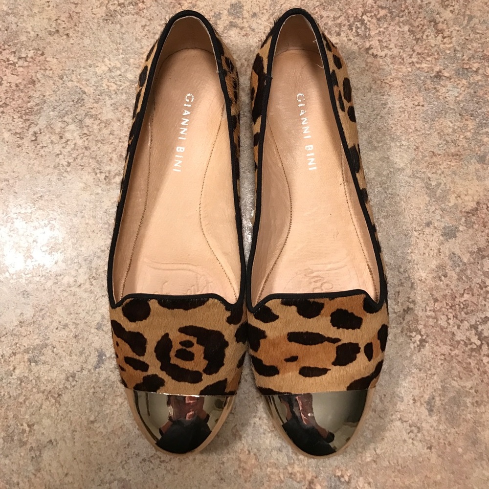 Gianni Bini Leopard Flats Sz 6.5