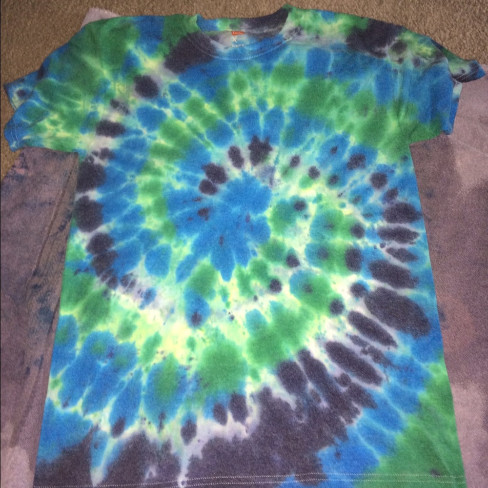 Tie dye shirts
