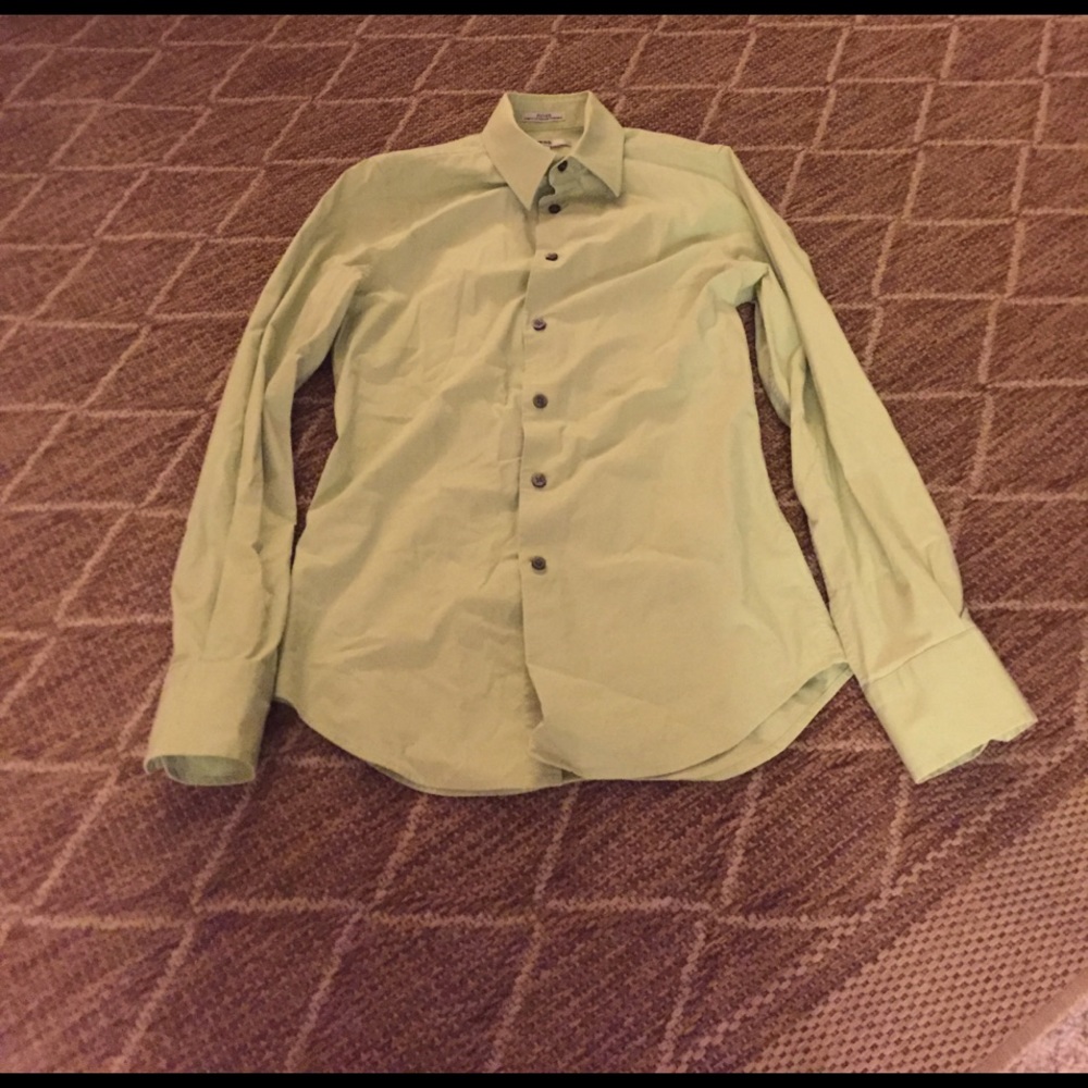 Express MX XS OCBD in Mint Green