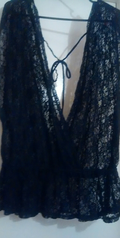 Lace shirt plus size 1-1x