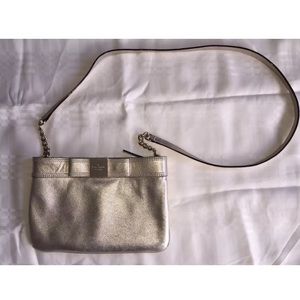 Kate Spade Gold Bow leather cross-body bag