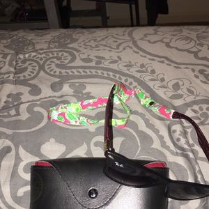 Lily Pulitzer sunglasses holder