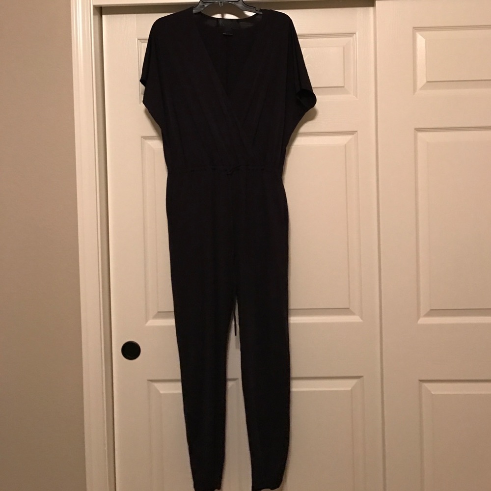 KardashianKollection black jumpsuit, LARGE