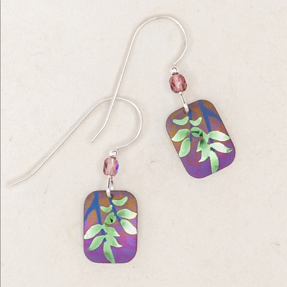 Evergreen Leaf Earrings