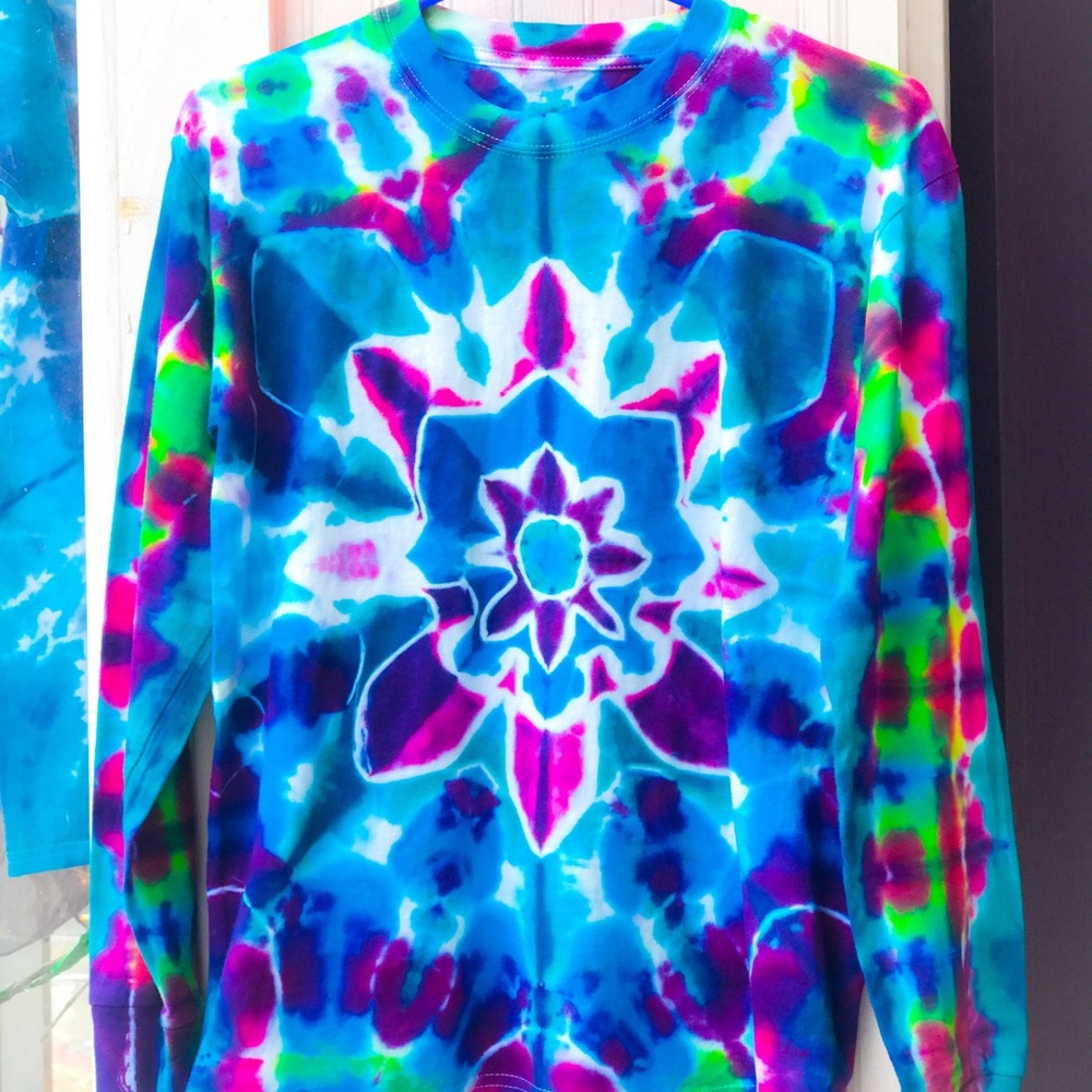 Tie Dye Long Sleeve Shirt - Artist Chris Brannon