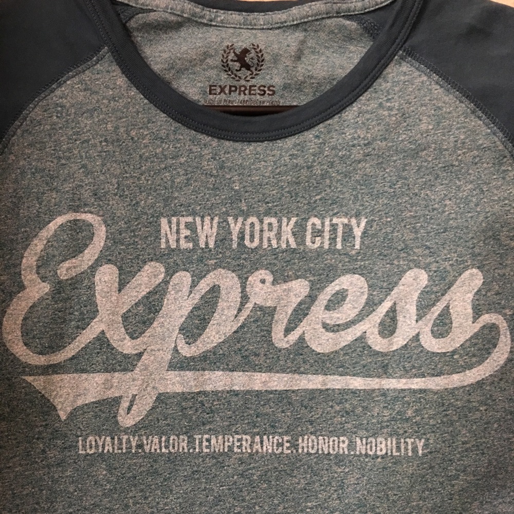 Express baseball tee