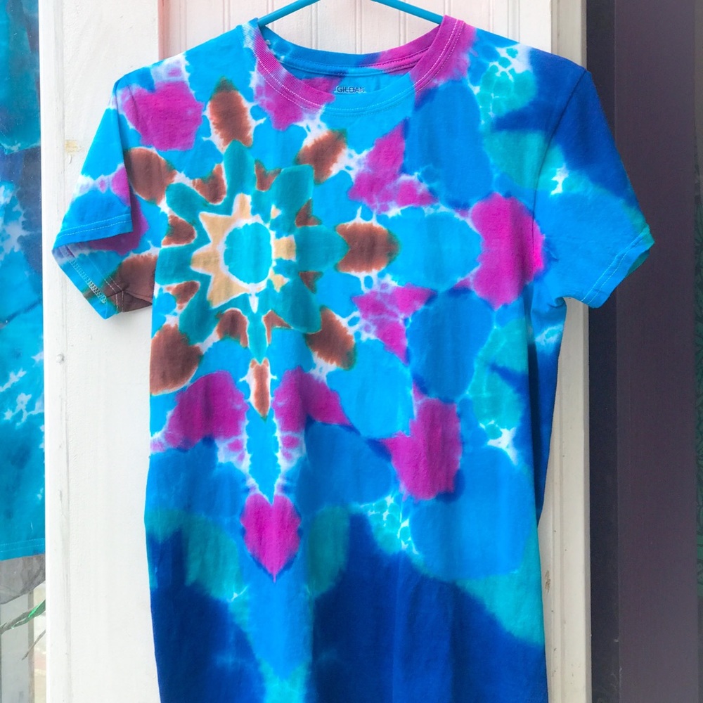 Tie Dye Short Sleeve Shirt - Artist Chris Brannon