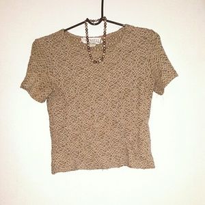 Gemilli stretch fitted top