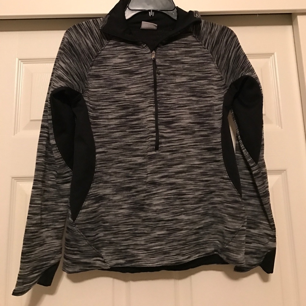 Columbia running jacket with 1/4 zip, small