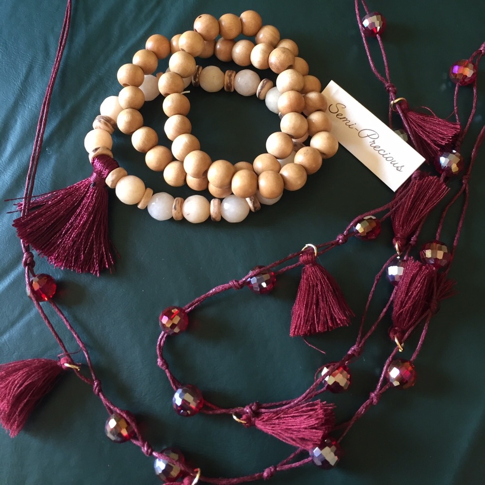 ✨Beaded Tassel Necklace✨