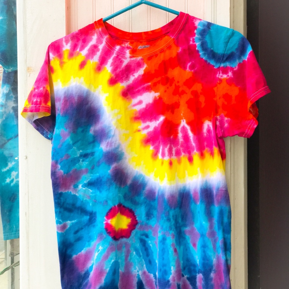 Tie Dye Short Sleeve Shirt - Artist Chris Brannon