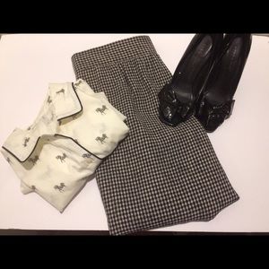 Escada by Margaretha Ley pencil skirt Sz 10