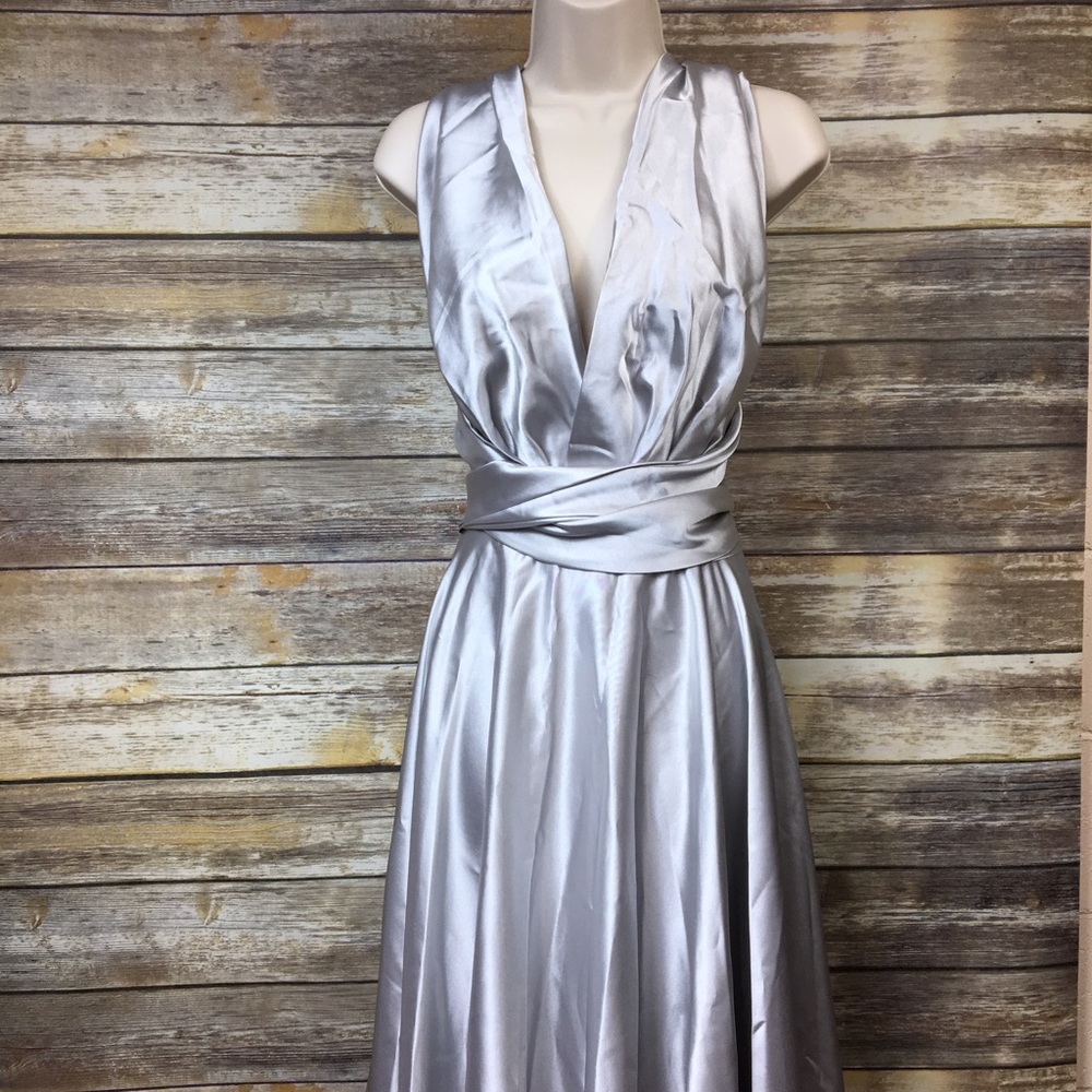 NWT • Multi A-Line floor-length evening dress