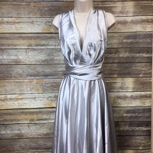 NWT • Multi A-Line floor-length evening dress