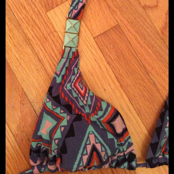 Vibrant triangle bikini top - Picture 3 of 3