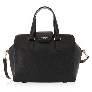 Henri Bendel Black Houston Satchel