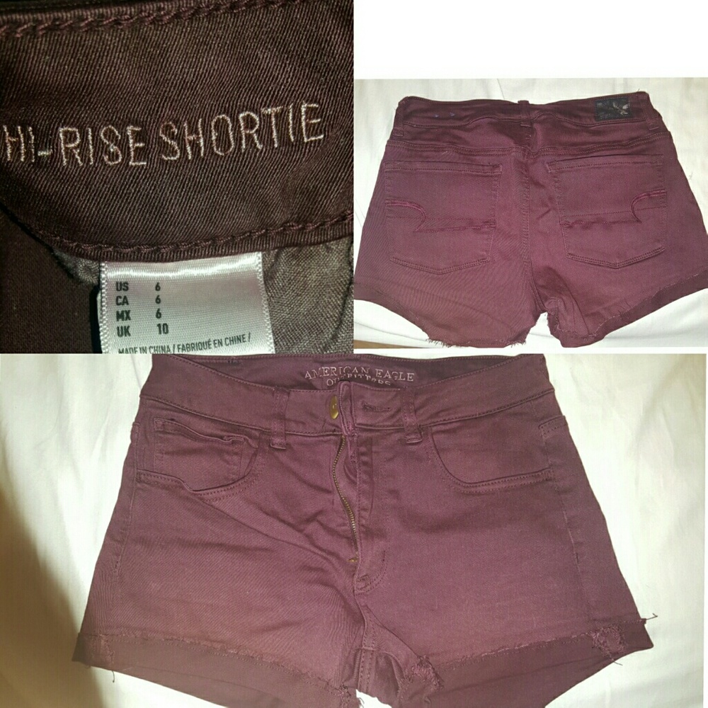 High waisted american eagle shorts