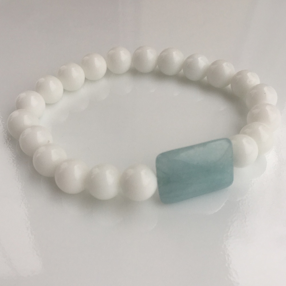 What Jess Creates Bracelet White