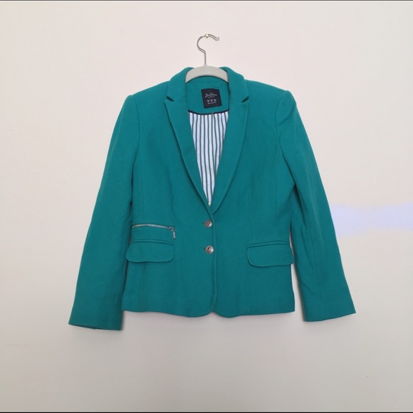 Zara Trafaluc Collection Kelly Green Blazer M - Picture 2 of 8