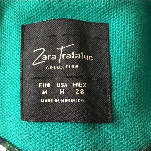 Zara Trafaluc Collection Kelly Green Blazer M - Picture 6 of 8