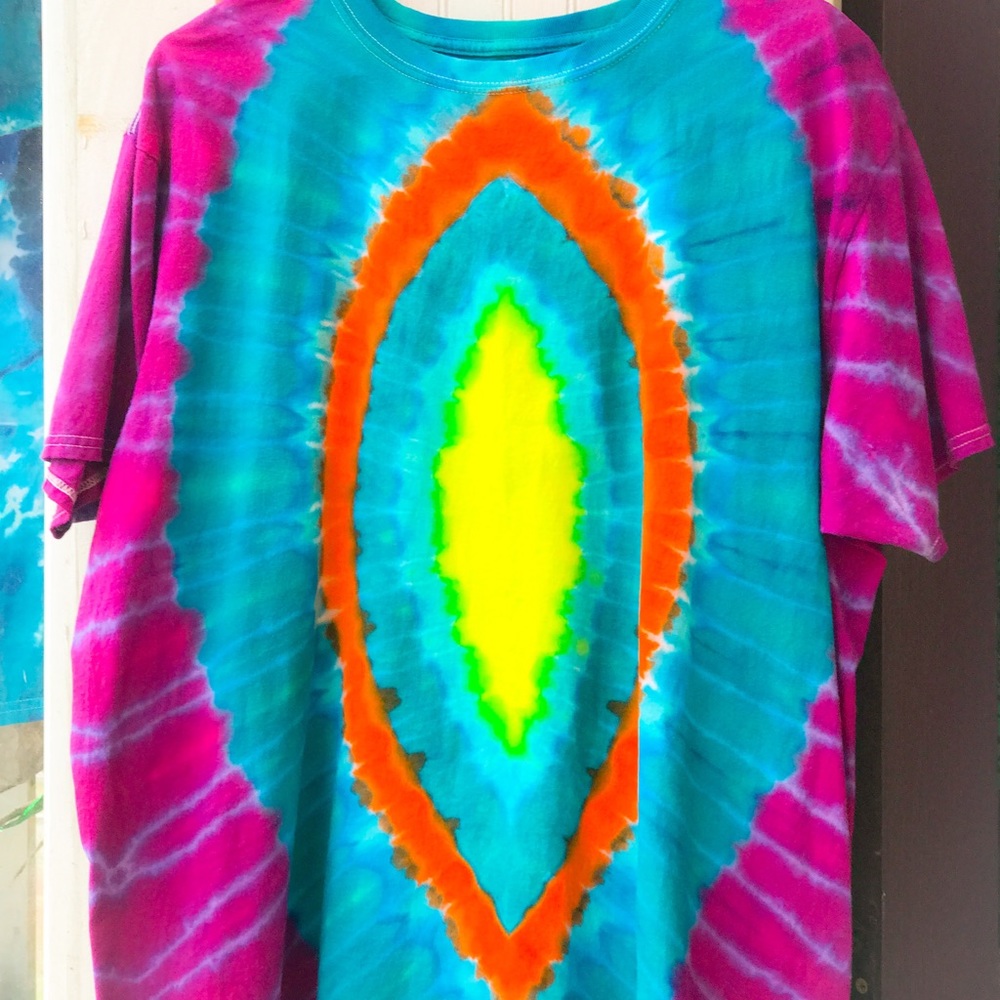 Tie Dye Short Sleeve Shirt - Artist Chris Brannon