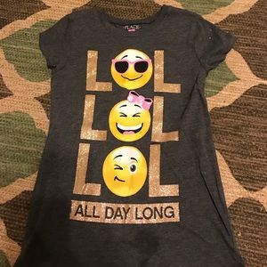 Emoji children's place tee/good condition