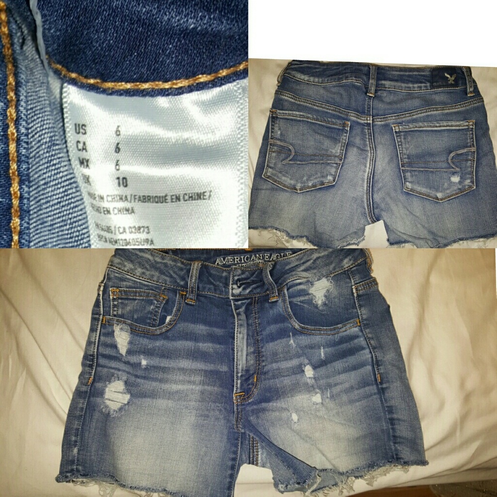 American eagle jean shorts
