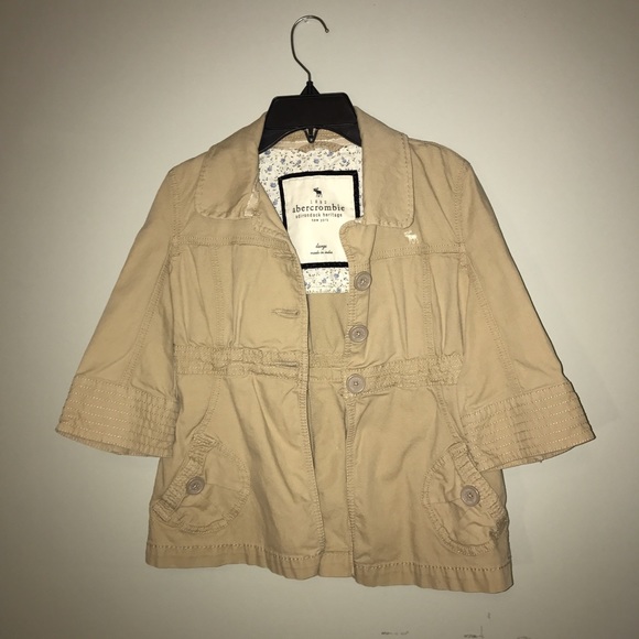Abercrombie vintage khaki utility jacket - Picture 1 of 2
