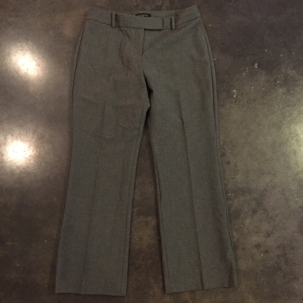 Talbots Gray Trouser Pant Size 10P
