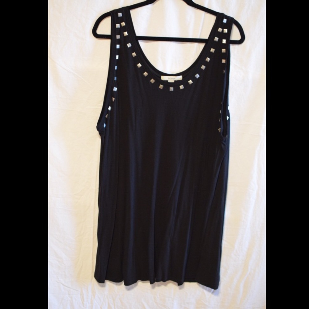 Black dress with studs
