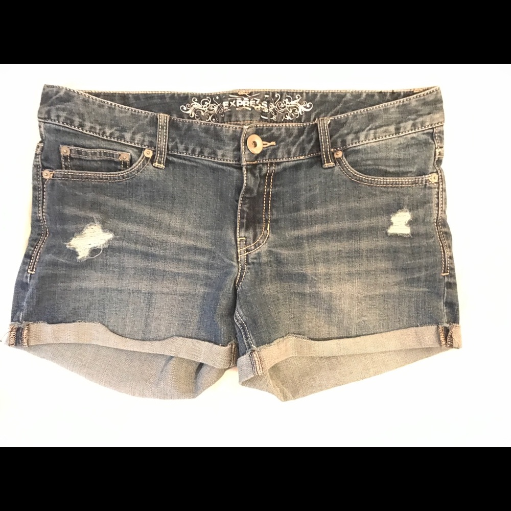 Express jean shorts