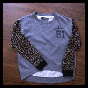 Guess leopard grey sweater