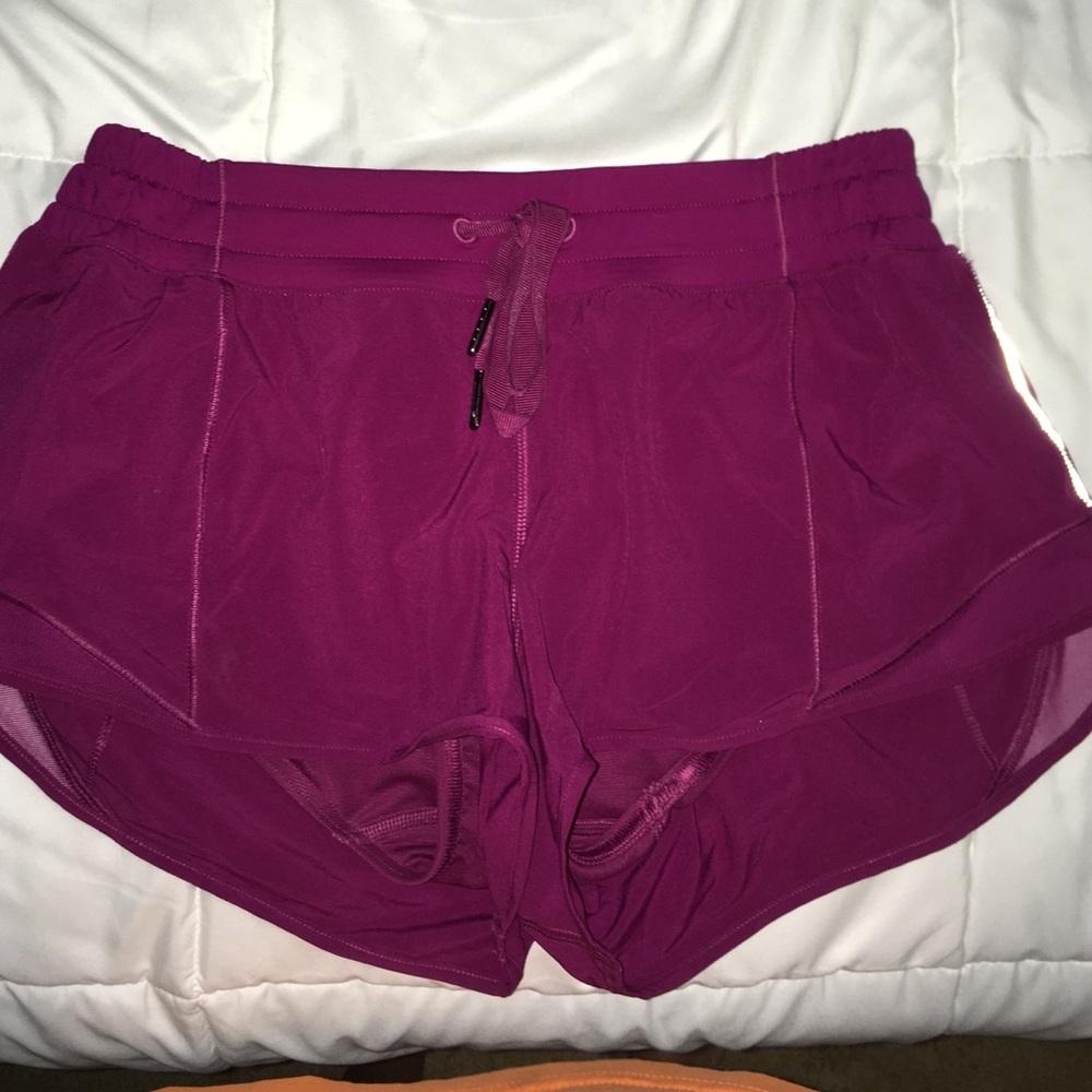 lululemon hotty hot shorts rare purple