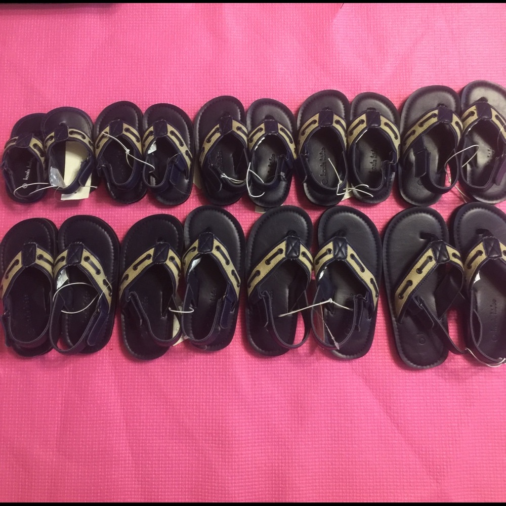 NWT KOALA KIDS BLUE/TAN SANDALS (infant/toddler)
