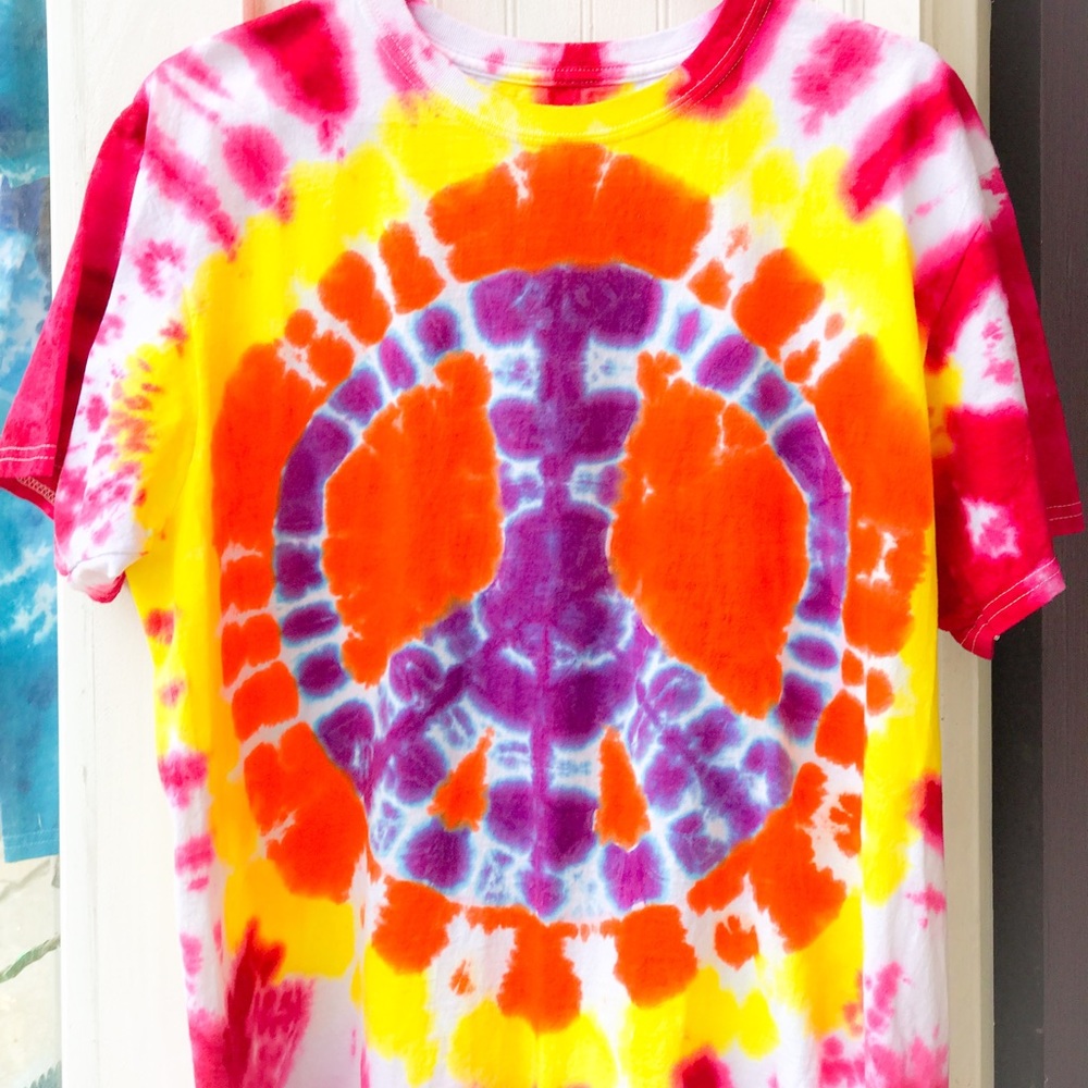 Tie Dye Short Sleeve Shirt - Artist Chris Brannon