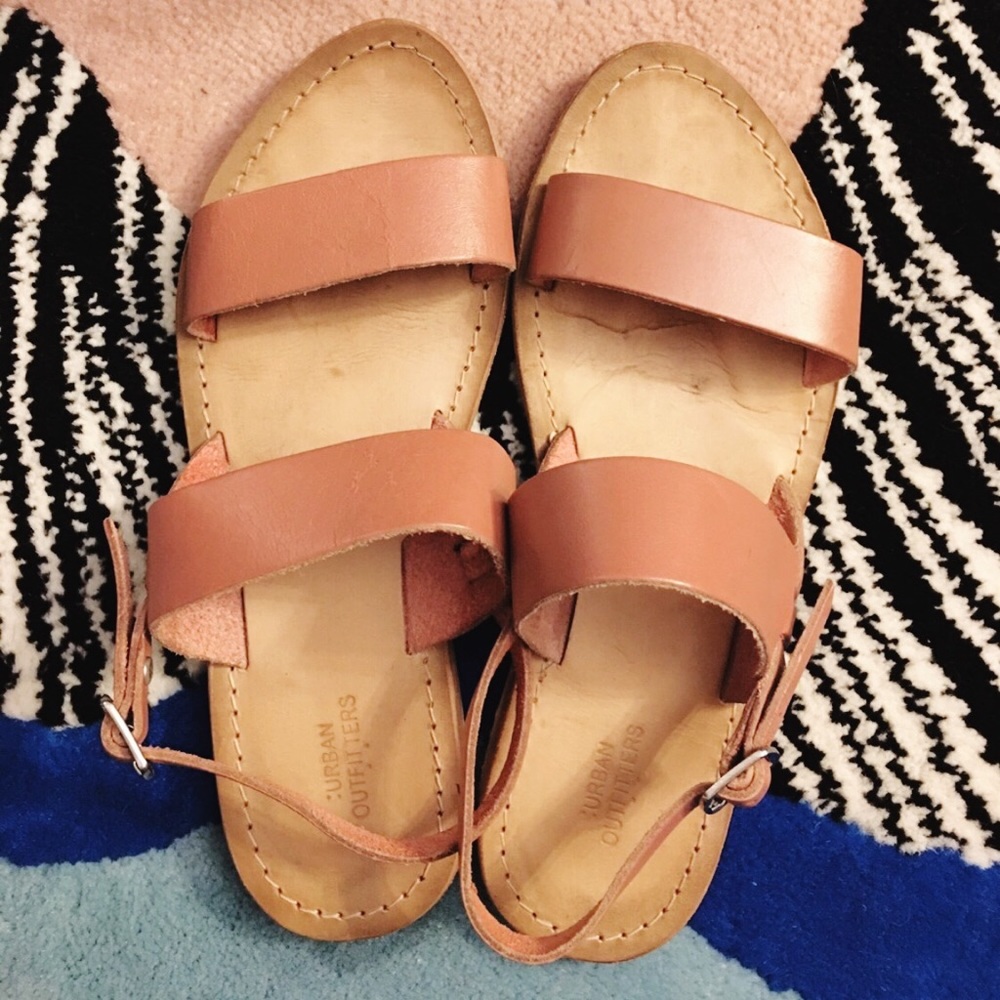 rose pink sandals