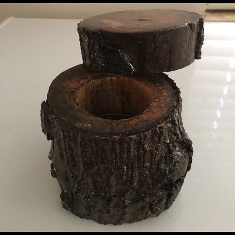 Handmade wood jewelry/trinket box