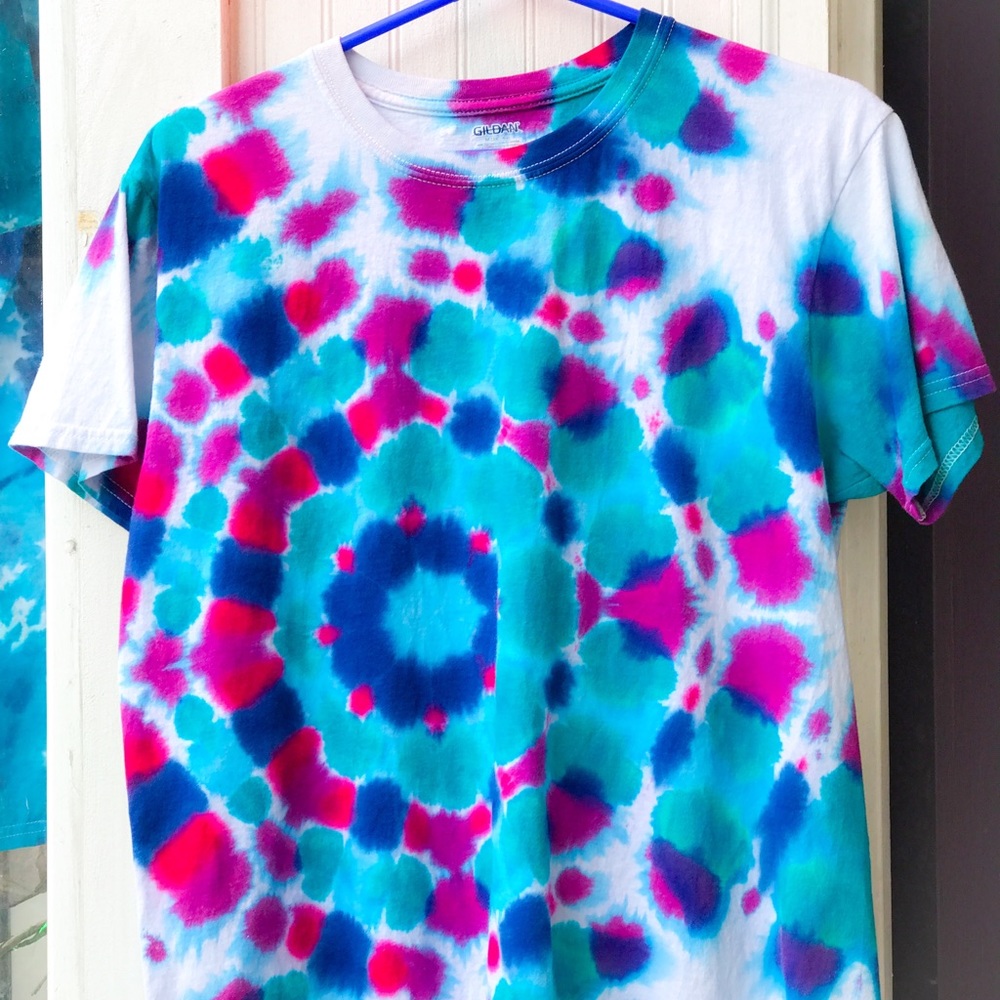 Tie Dye Short Sleeve Shirt - Artist Chris Brannon