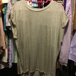 Tresics striped tunic top