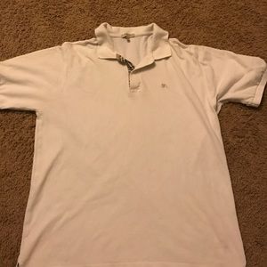 White polo Burberry for men