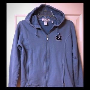 UNC TARHEELS zip up hoodie