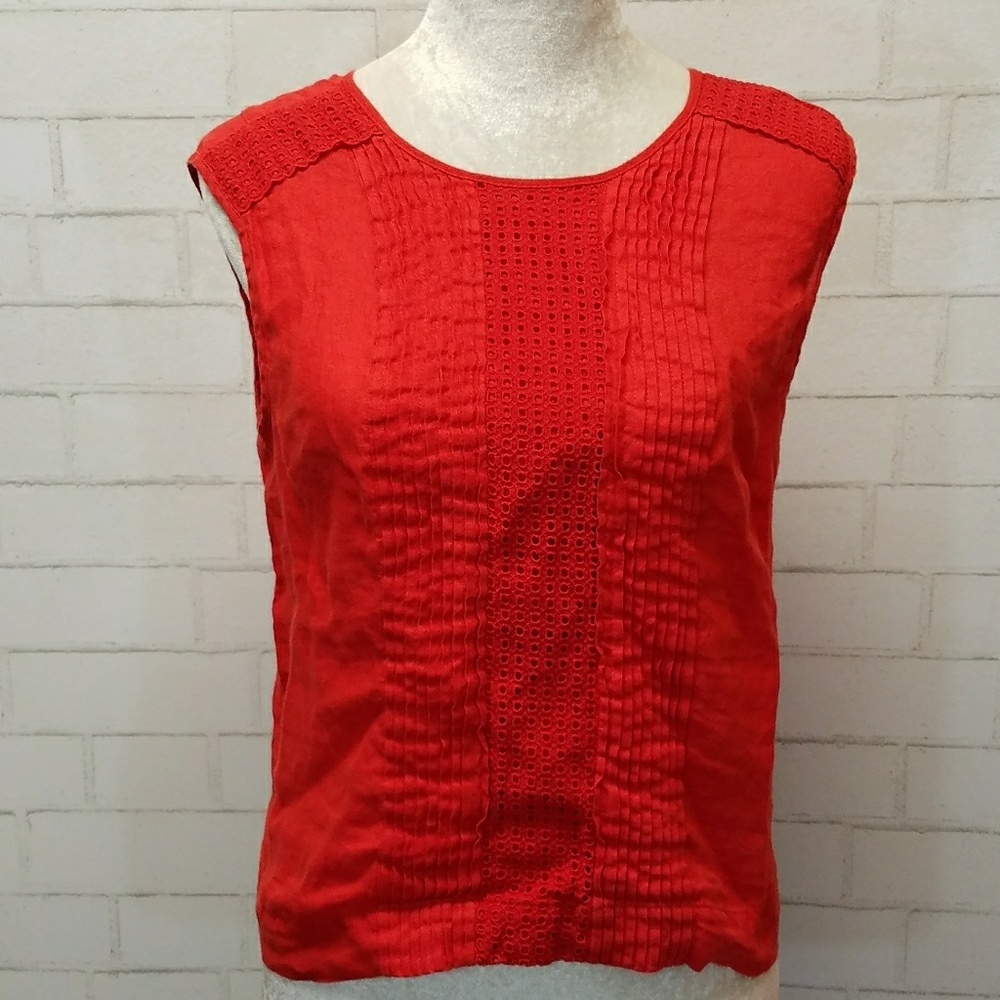 J. Crew sleevless designed top