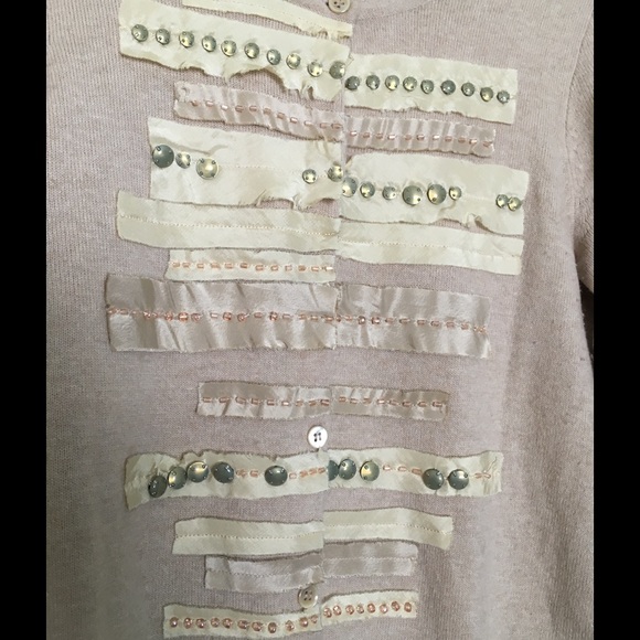 J. Crew Wool & Cashmere Cream Cardigan - Picture 5 of 6