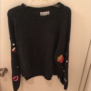 Wildfox French fries & kisses sweater