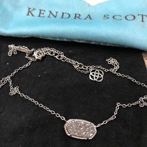 Kendra Scott Elisa Silver Pendant Necklace