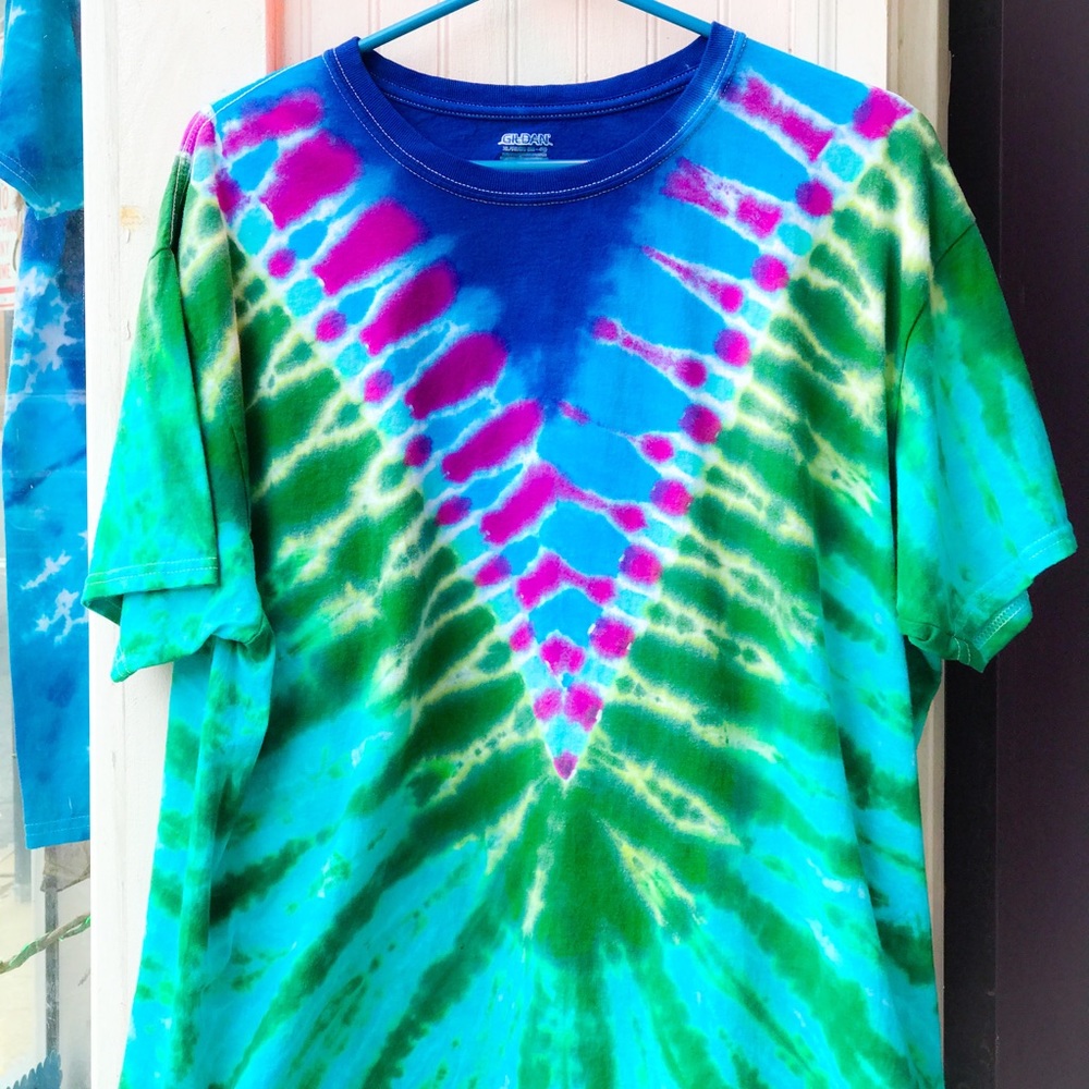 Tie Dye Short Sleeve Shirt - Artist Chris Brannon