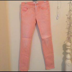 Peachy colored jeans!!!