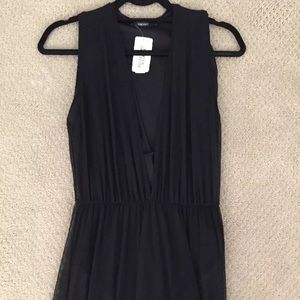 Forever 21 Black Sheer Dress NWT