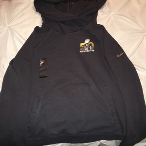 Never worn Nike Super Bowl 50 Hoodie
