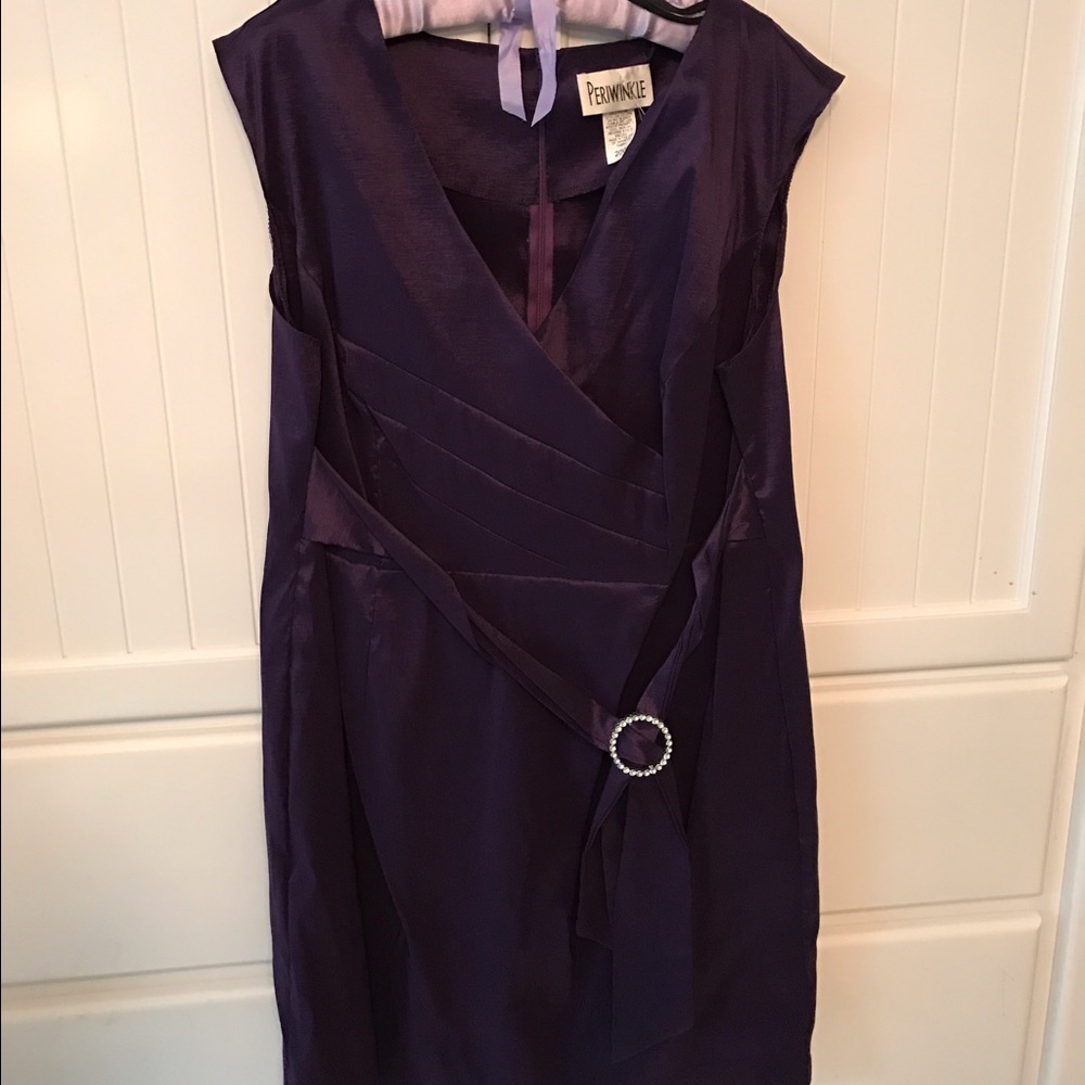 Purple cocktail dress